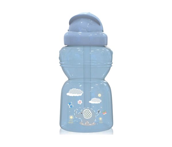 Lorelli Bertoni sportska flašica sa slamčicom 12 + animals moonlight blue 10200730001