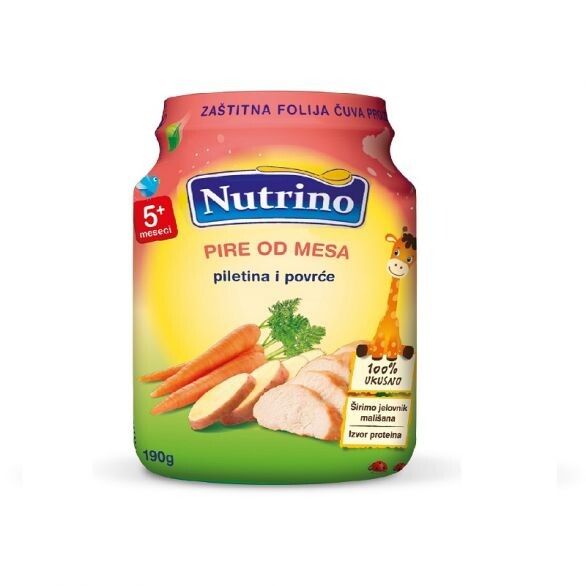 NUTRINO PIRE OD MESA - PILETINA I POVRĆE 190G