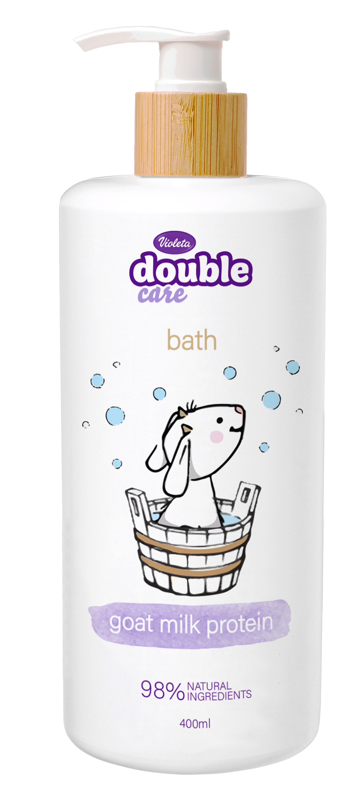 Violeta baby kupka double care 400ml