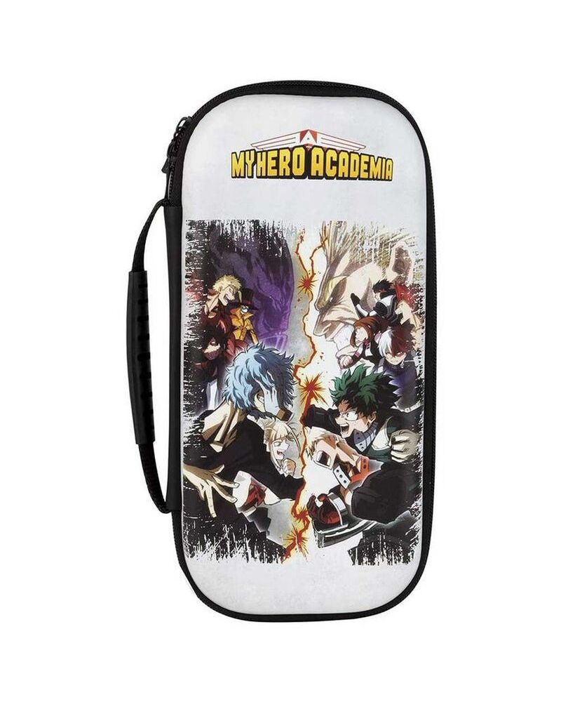 Konix Sedia Gaming My Hero Academia, In Pelle Sintetica Blu E Bianca, Braccioli Regolabili, Inclinazione Fino A 15°, Per Ufficio E Game