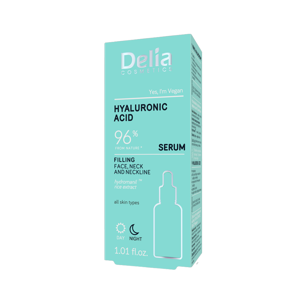 DELIA Serum HIJALURONSKA KISELINA za lice, vrat i dekolte 30ml