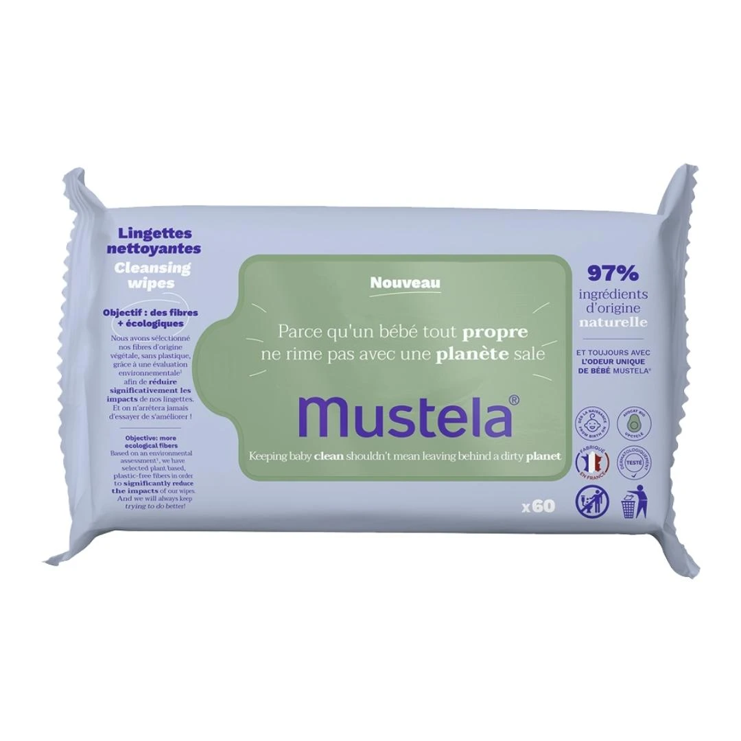 Mustela Vlažne Maramice za Čišćenje 60 Maramica