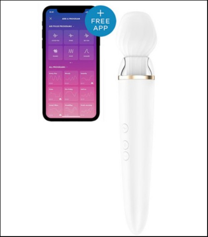 Buy Satisfyer Connect Double Wand-Er App - White At The Best Price