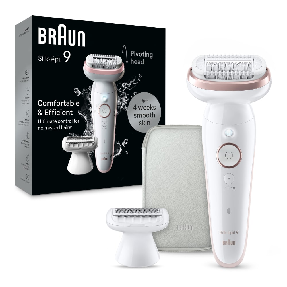 BRAUN SES9-030 Epilator, Silk-épil 9, Bijela