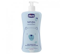 Chicco Bath-šampon Natural sensation 500 ml, plava