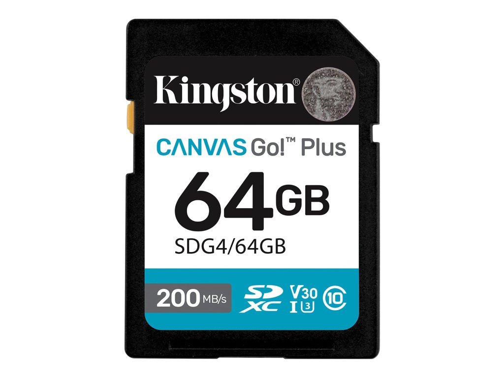 Kingston Memorijska kartica Canvas Go Plus 64GB SDXC, 64GB, SDXC