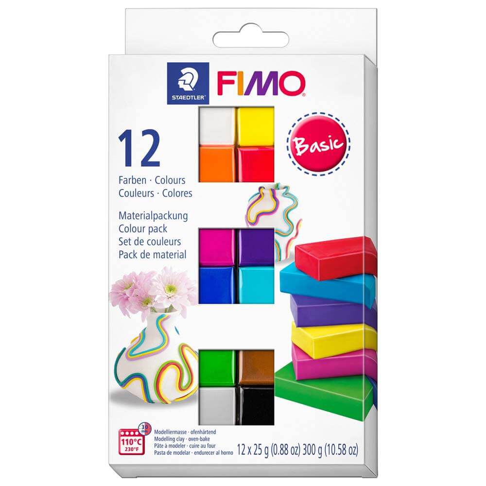 FIMO Сет Пластелин Софт 12 нијанси | Најголема онлајн продавница во ...