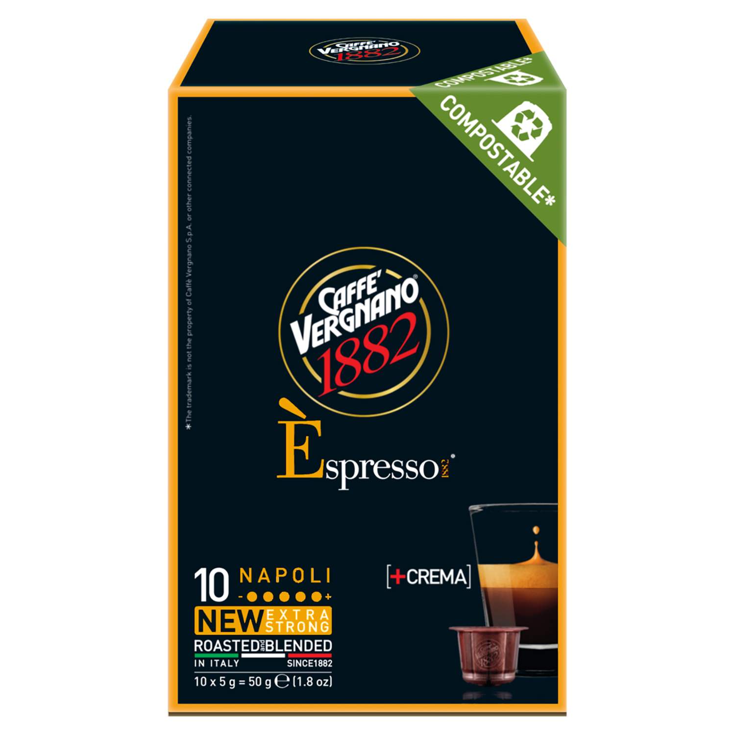 VERGNANO Caffe Espresso kapsule NAPOLI  (5G X 10 )