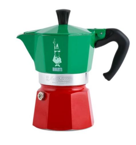 Bialetti Moka Express Tricolore Italia aparat za espresso, 6 šoljica, 300 ml