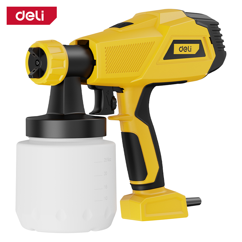 DELI Električni pištolj za farbanje EDC090, 400W, Žuti