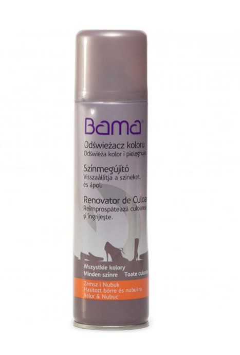 Bama S&N Renovator Farb-Pflege Für Rauleder & Nubuk – 250 Ml, Braun – Farbauffrischer Für Schuhe