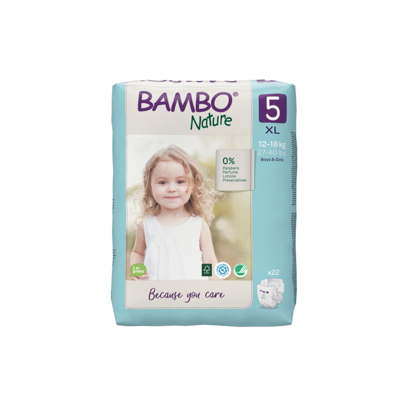 BAMBO Diapers Nature EcoFriendly 5 a22 Најголема онлајн продавница