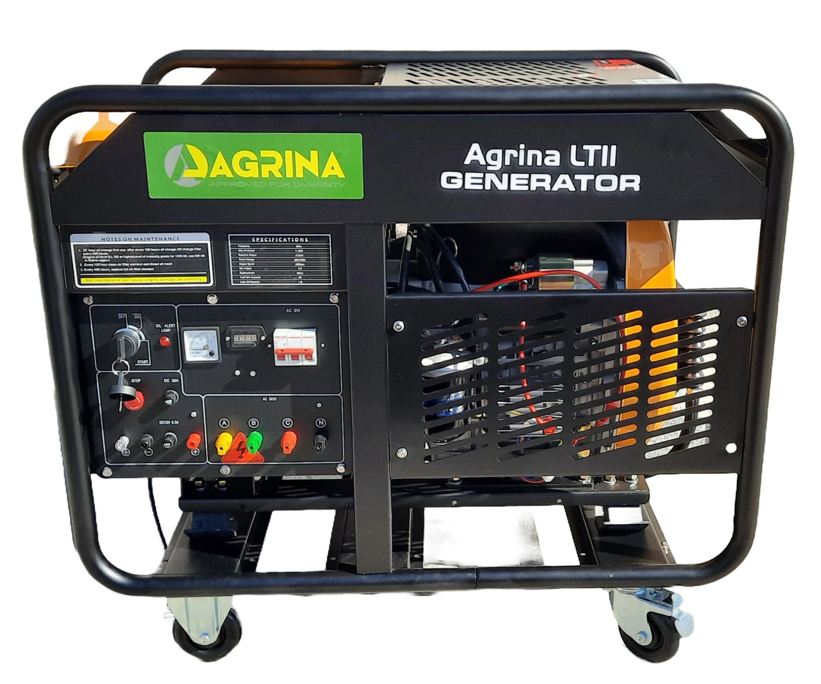 AGRINA Дизел Агрегат LT11 отворен моно+трофазен - Профи | Најголема ...