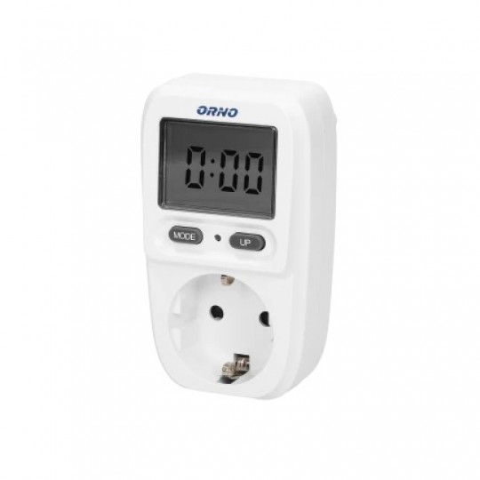 ORNO PRE-446 (GS) Timer esterno con sensore crepuscolare, Schuko, 16 A/230 A, IP44