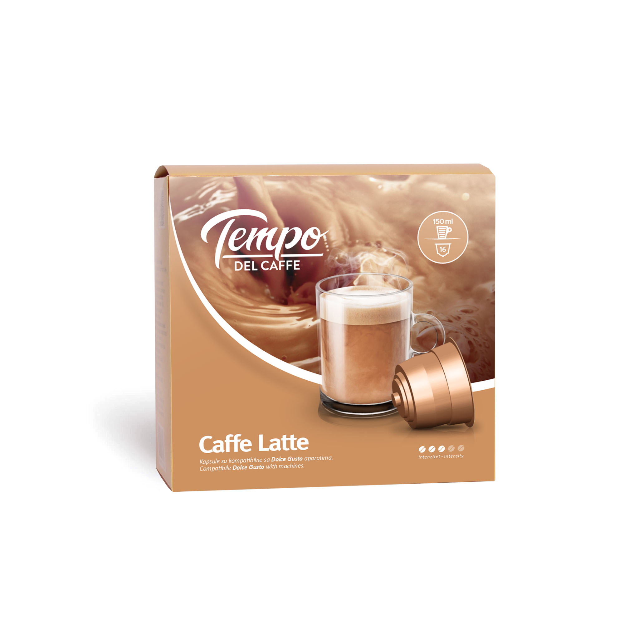 TEMPO DEL CAFFE Kapsule za Dolce Gusto Caffe Latte, 14 komada