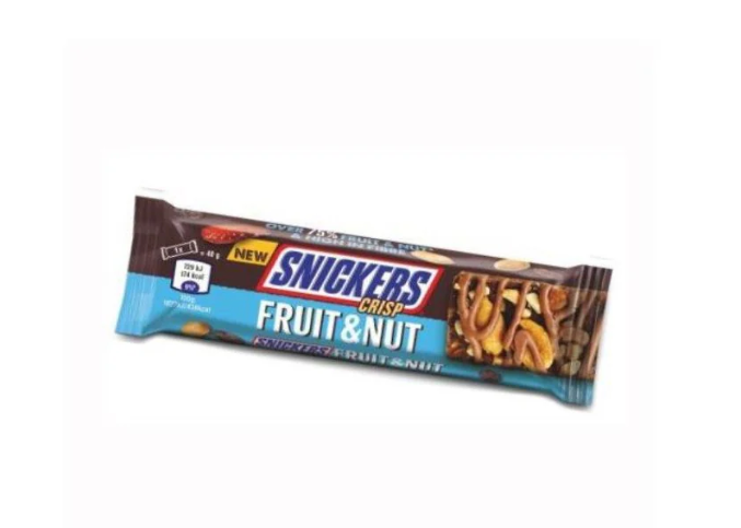 Snickers Fruit &amp; Nut Crisp Čokoladica, 40g | Online prodaja | Ananas