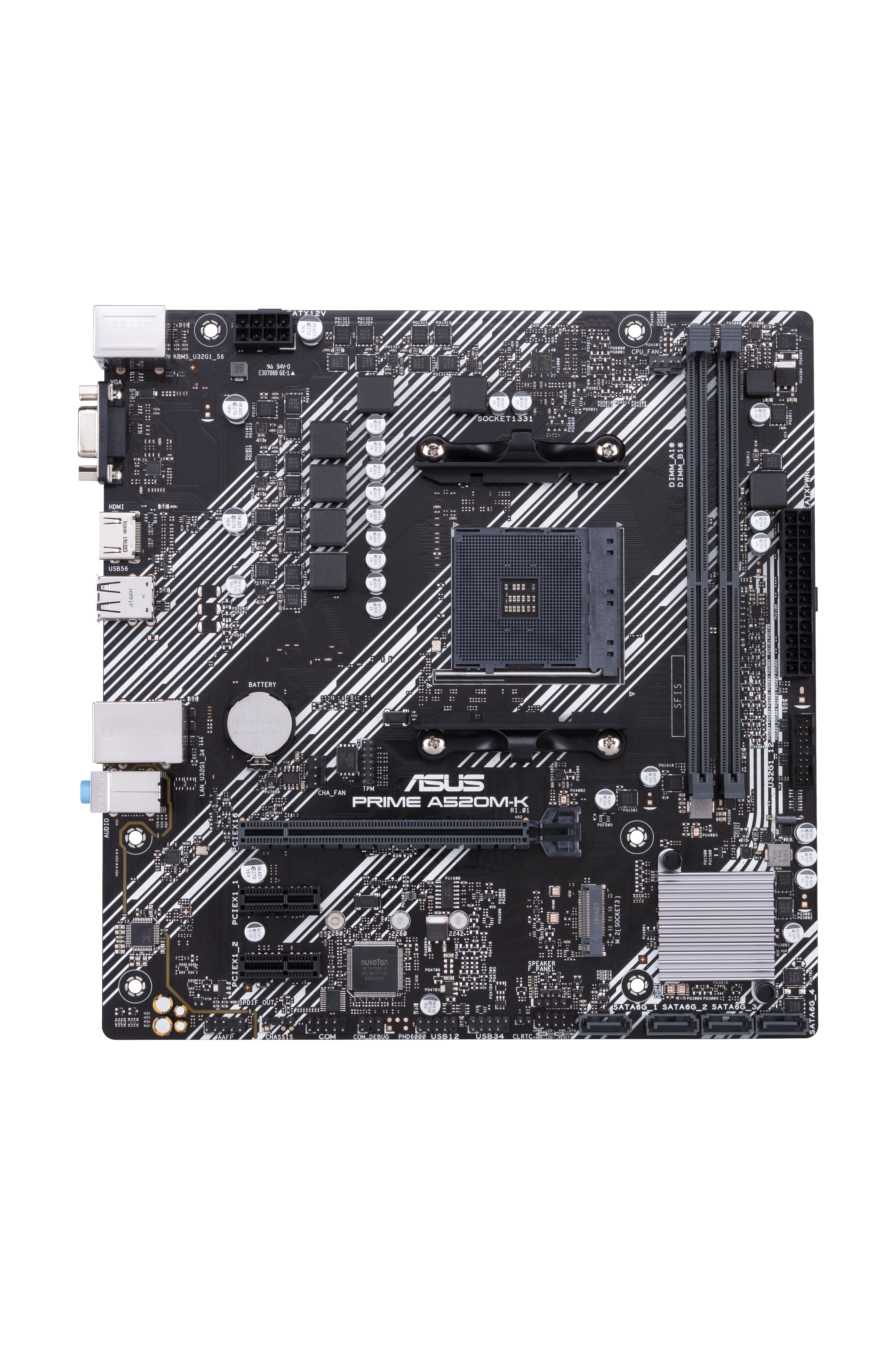 ASUS matična ploča PRIME A520M-K AMD A520;AM4;2xDDR4 VGA,HDMI;RAID;micro ATX