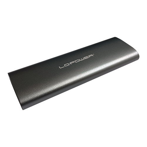 LC-Power LC-M2-C-MULTI-2 USB 3.2 Gen. 2x1 Type C M.2SSD Enclosure,SATA&nvme