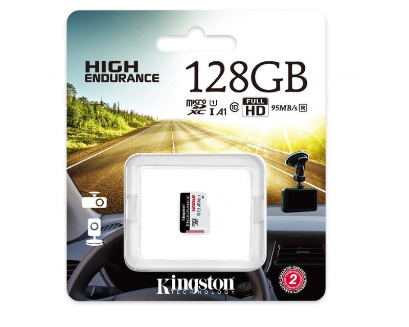 Kingston memorijska kartica UHS-I microSDXC 128GB C10 A1 Endurance SDCE/128GB bijela | Ananas