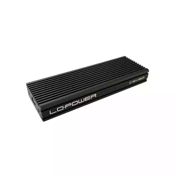 LC Power Eksterno kućište M.2 SSD — LC-M2-C-MULTI, USB-C 3.1 Gen. 2