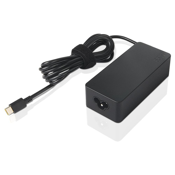 LENOVO punjač USB-C za laptop crne boje