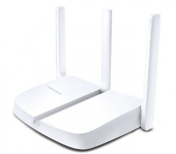 Mercusys MW305R 300Mbps Wireless N Router, 1 x 10/100 WAN Port + 3 x 10/100 LAN Ports, 3 x 5 dBi fixed omni directional antennas, WDS bridge,IPv4,IPv6,Dynamic DNS,DHCP,Port Forwarding,2.4GHz 