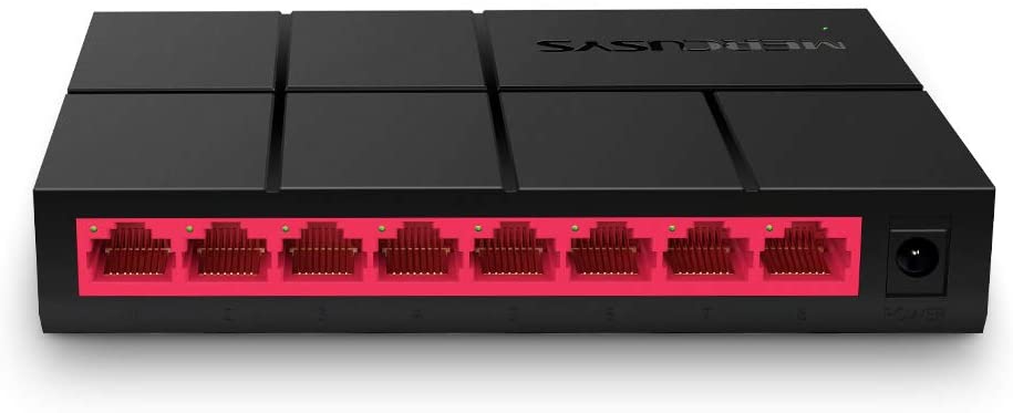 Mercusys MS108G 8-Port 10/100/1000 Mbps Desktop Switch, 8 x 10/100/1000 Mbps RJ-45 ports