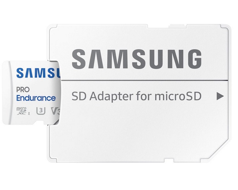 SAMSUNG memorijska kartica PRO Endurance MicroSDXC 128GB U3 + SD adapter MB-MJ128KA bijela
