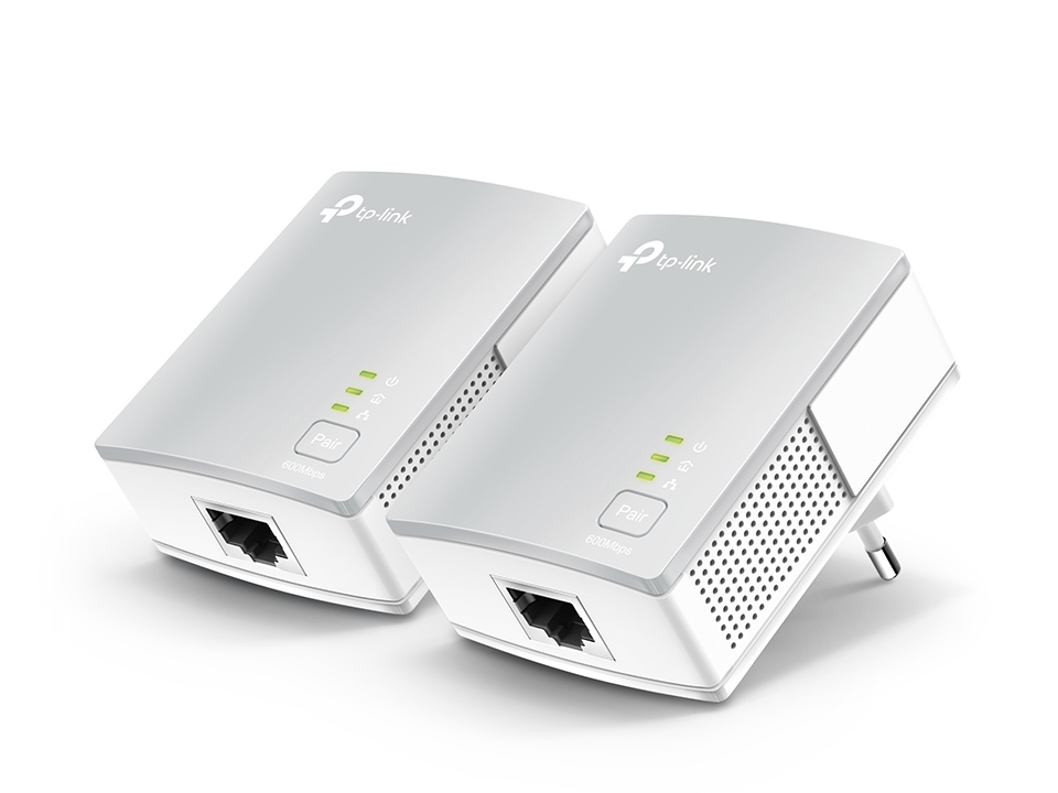TP-Link Powerline mrežni adapteri TL-PA4010KIT, 500Mbps, Bijeli