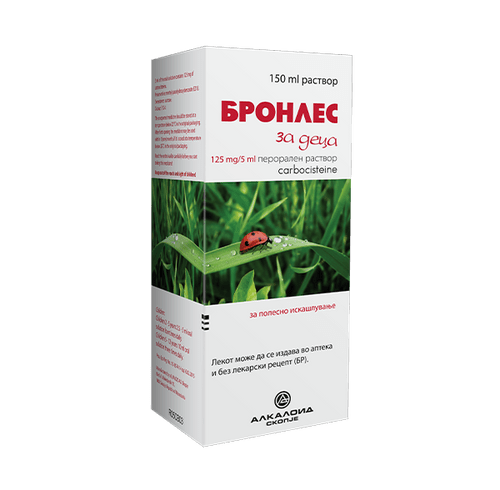 ALKALOID Бронлес сируп 125mg/5ml - 150ml | Најголема онлајн продавница ...