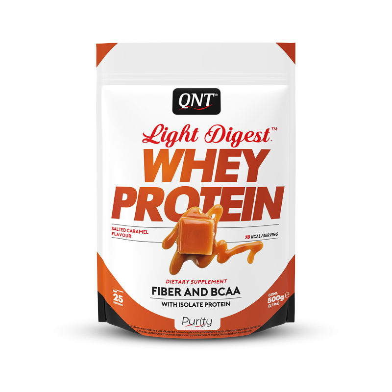 QNT Протеин Light digest Whey protein 500g+500g = 1+1 Солен карамел ...