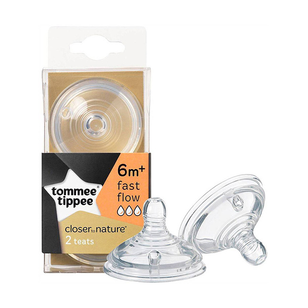 TOMMEE TIPPEE Cucle za flašicu, 6m+, 2 komada