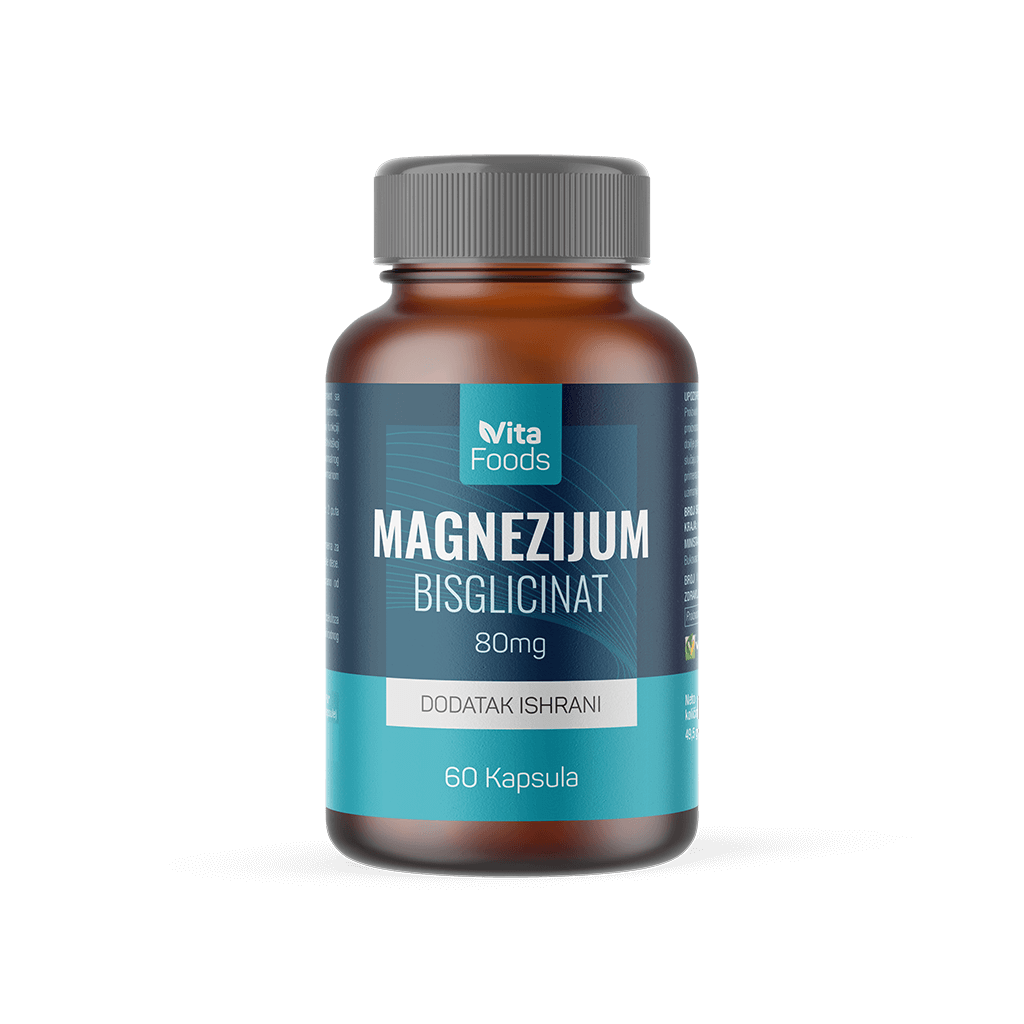 VITAFOODS Magnezijum bisglicinat 80mg | Online prodaja | Ananas