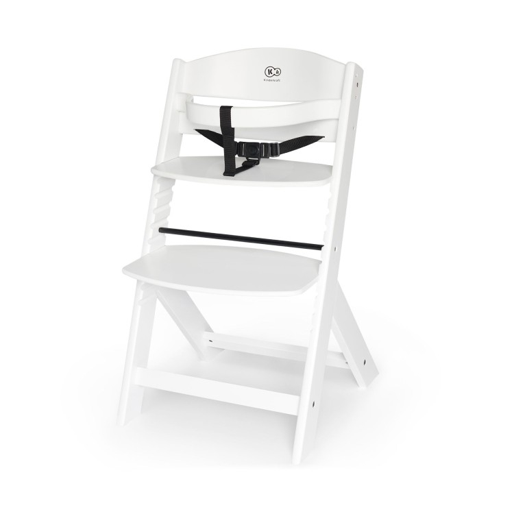 Kinderkraft Enock stolica za hranjenje dece 2u1 Natur White