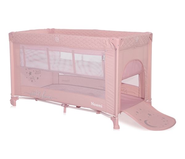 Lorelli Bertoni Noemi Prenosivi krevetac za bebe 2 Nivoa - Mellow Rose Star