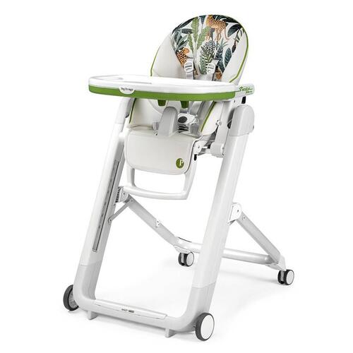 PEG PEREGO Hranilica Siesta Follow Me Jaguars, Bež-zelena
