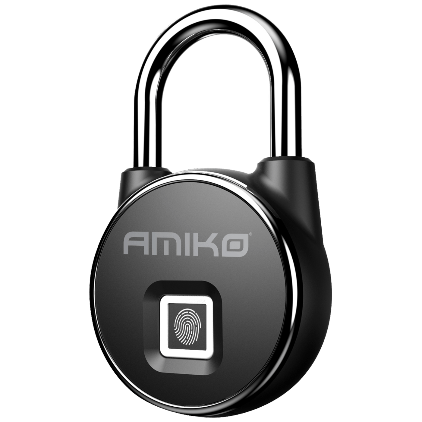 Amiko Lokot/katanac sa otiskom prsta ( fingerprint ), IP66 - FPL-22, Crni