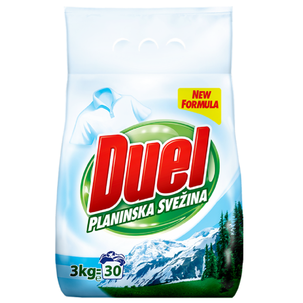 DUEL Prašak za veš Compact Planinska svežina 3kg | Online prodaja | Ananas