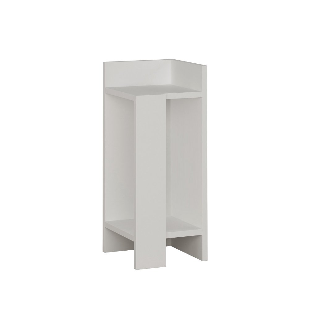 Hanah Home Elos Right Noćni stočić, 25x60x27 cm, Bijeli