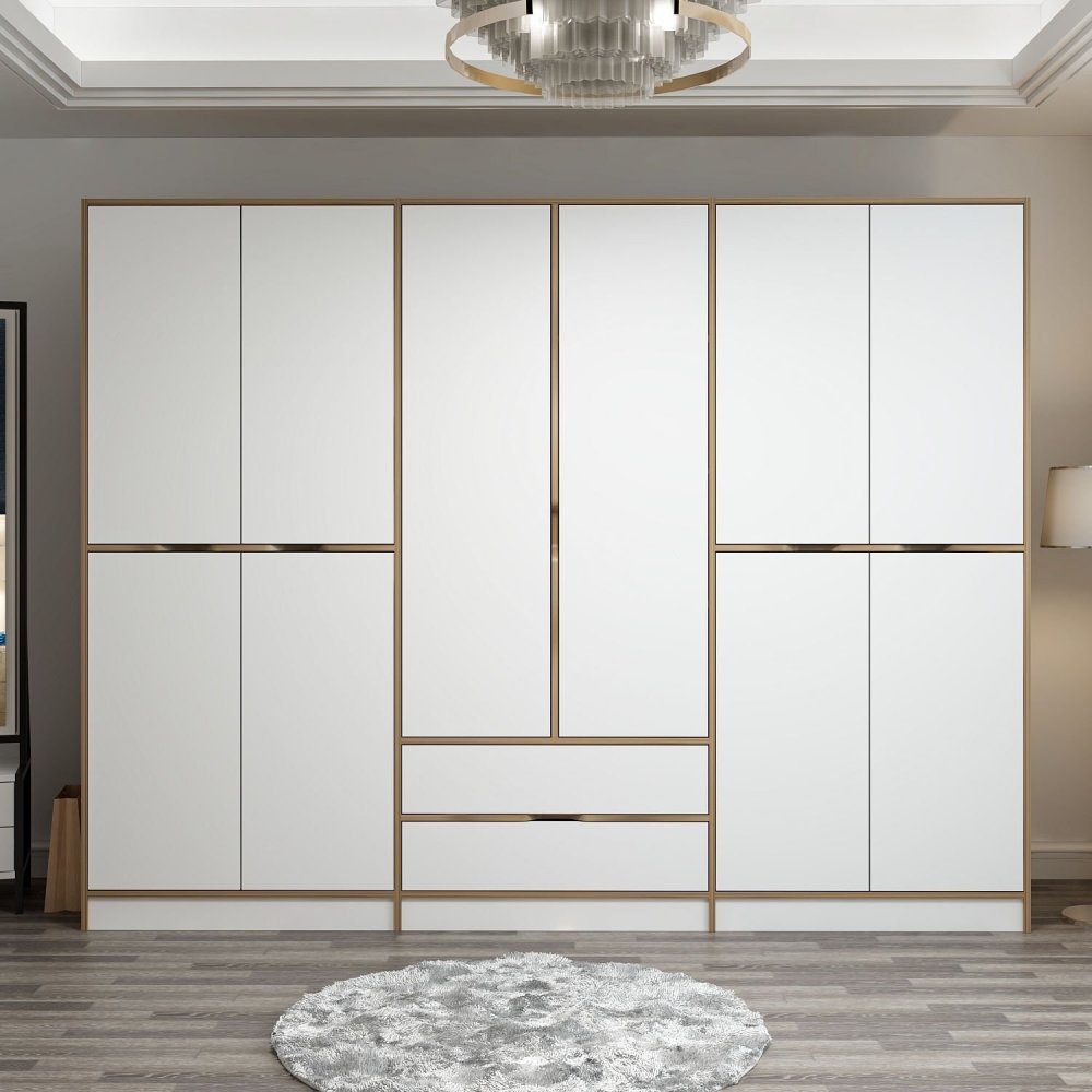 Hanah Home Ormar Elina, 270x210x52cm, Bijeli