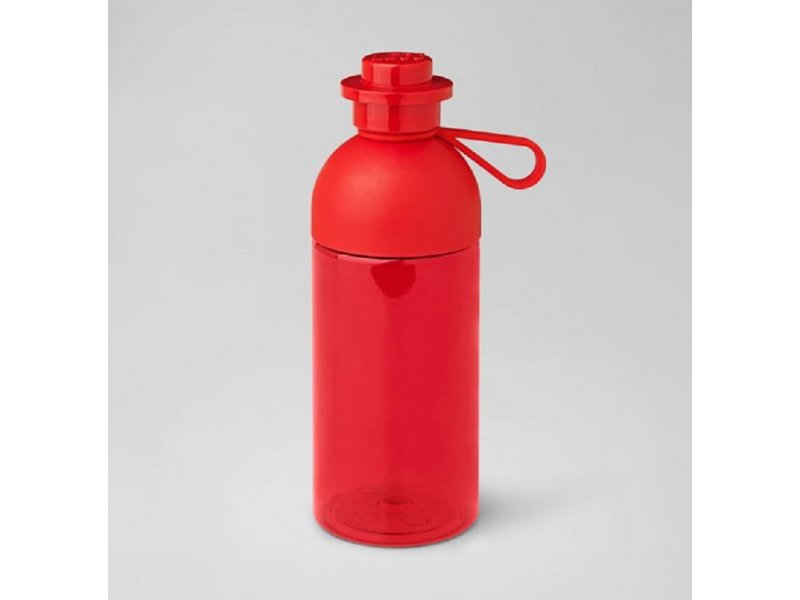 LEGO Flašica za decu 0,5L prozirna crvena
