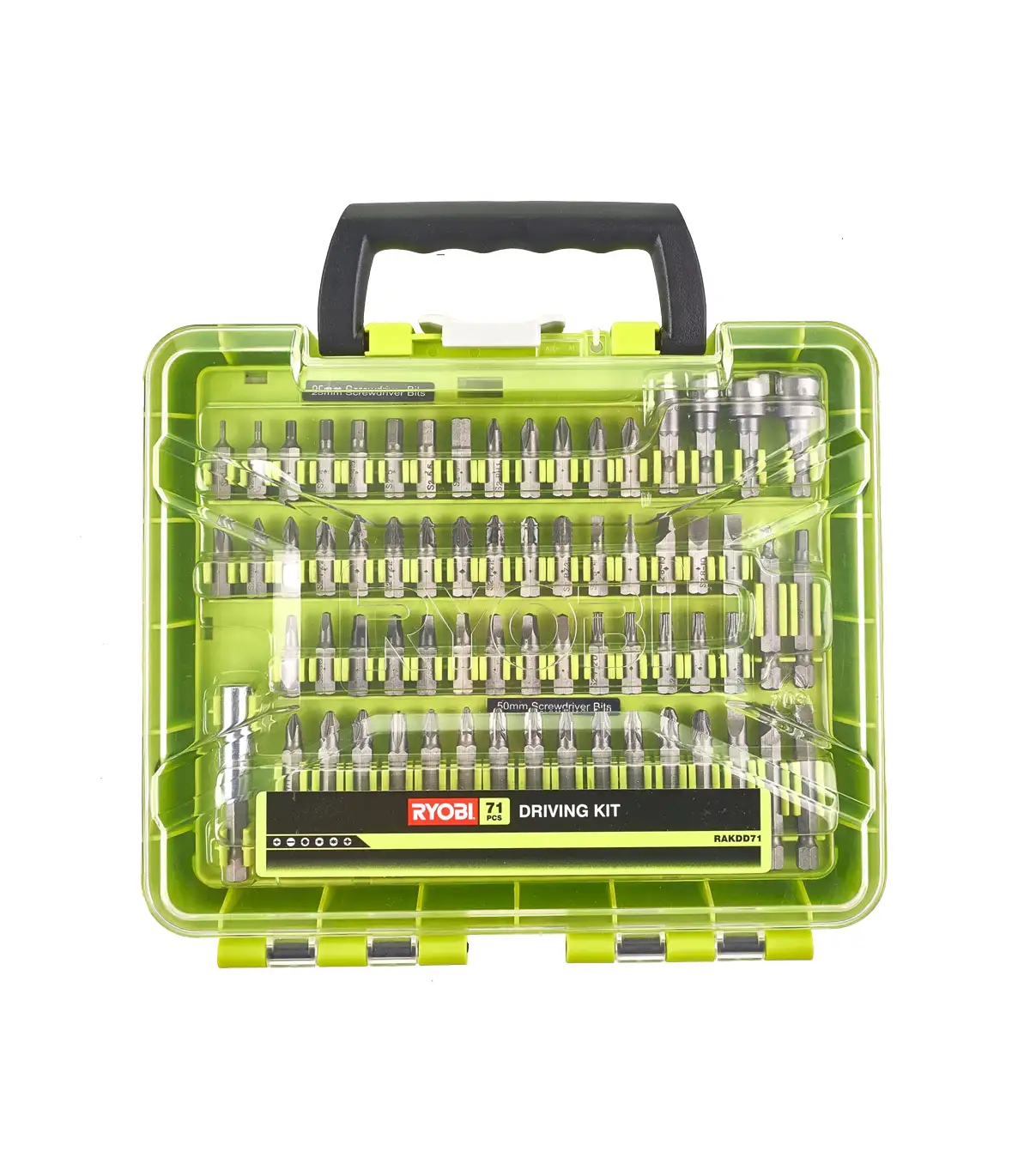 RYOBI 71-DIJELNI SET BITOVA RAKDD71