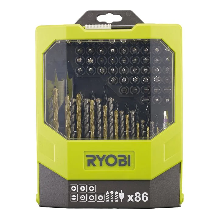 Ryobi 86-Dijelni Set Borera I Bitova za Bušilice Rak86Mixc
