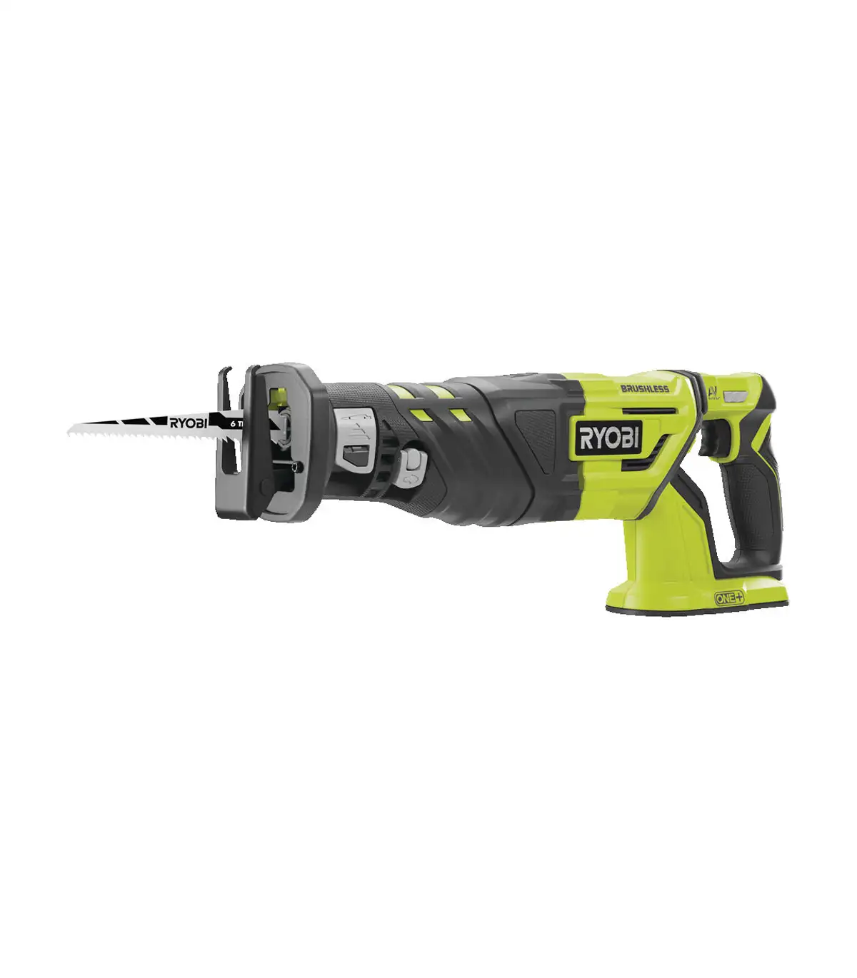 RYOBI akumulatorska sabljasta pila R18RS7-0 - 18V ONE+, BL motor, broj uboda 3200/min, rez u drvu do 210mm, masa 2,6kg