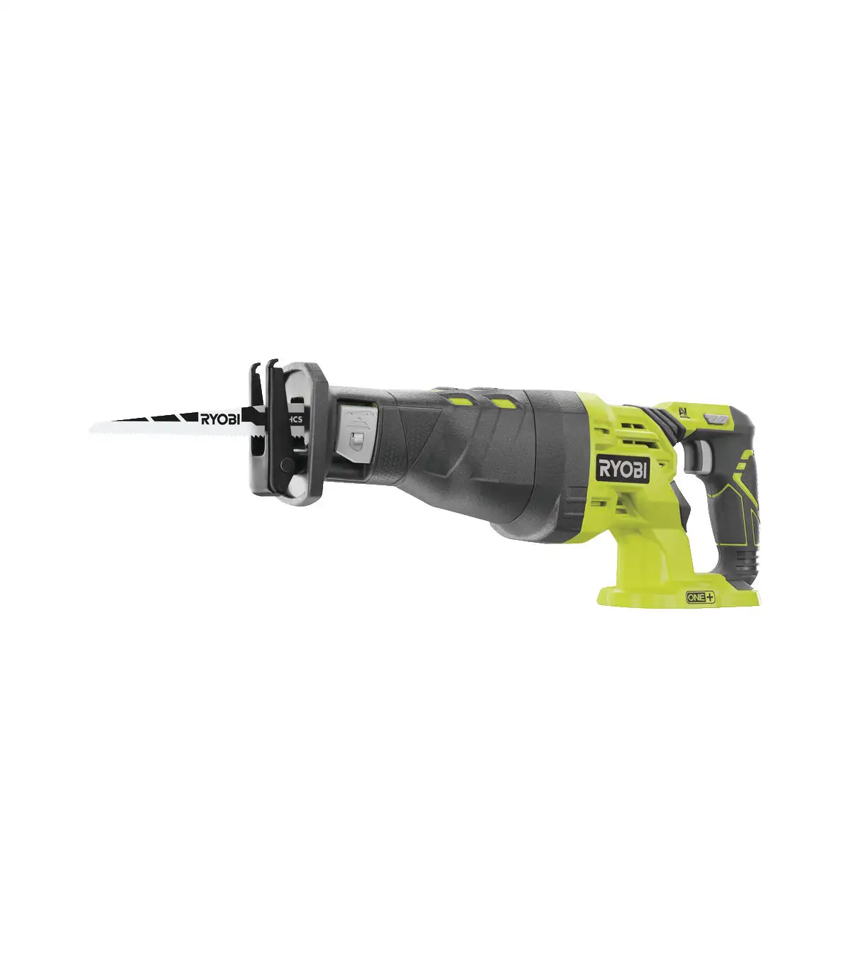 RYOBI akumulatorska sabljasta pila R18RS-0 - 18V ONE+, broj uboda 2900/min, rez u drvu do 200mm, masa 2,4kg, 1x pilica za drvo - SAMO ALAT