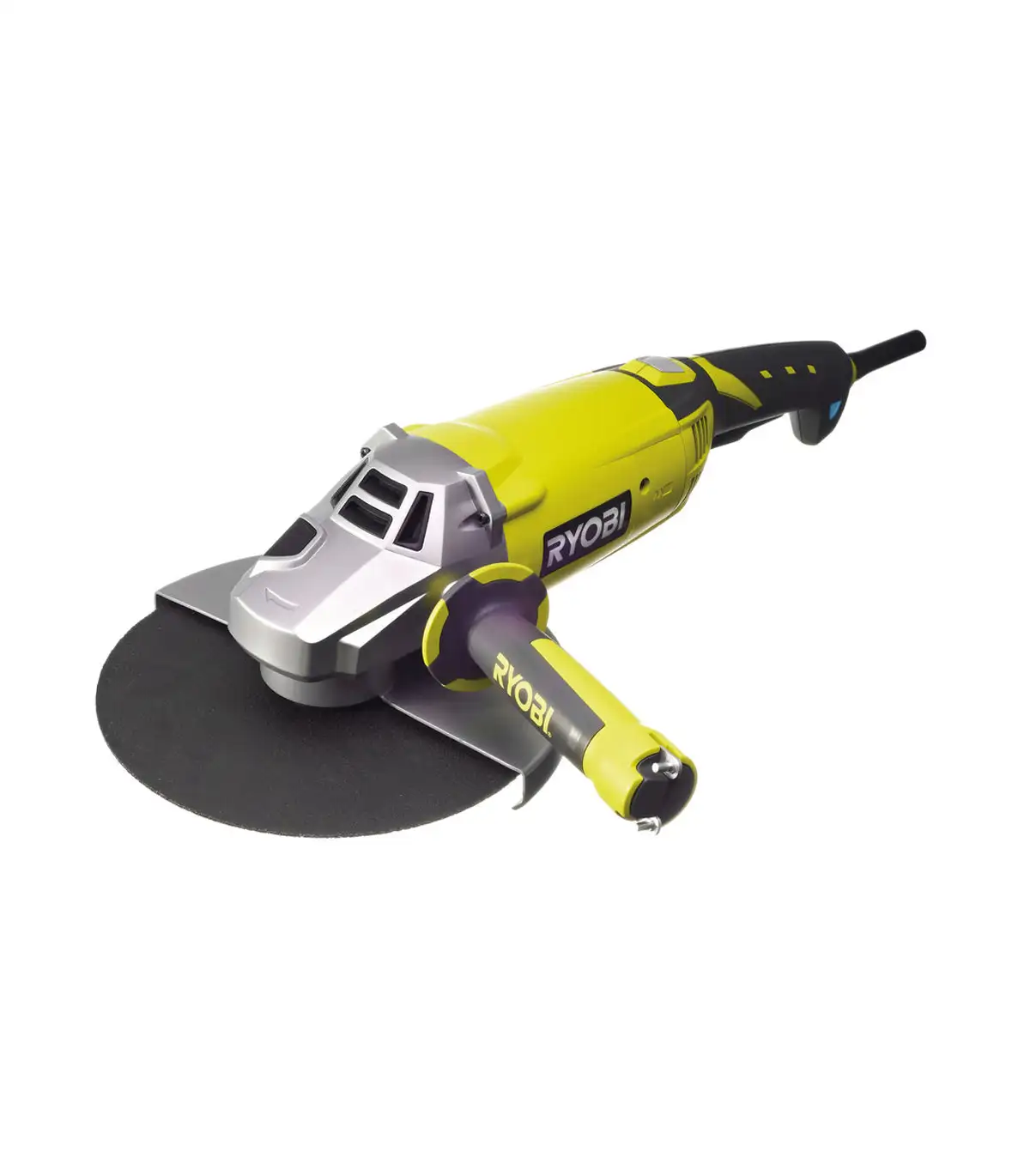 Ryobi kutna brusilica EAG2000RS - 2000W, 230mm, 6000/min, masa 6,0kg, dodatna ručka