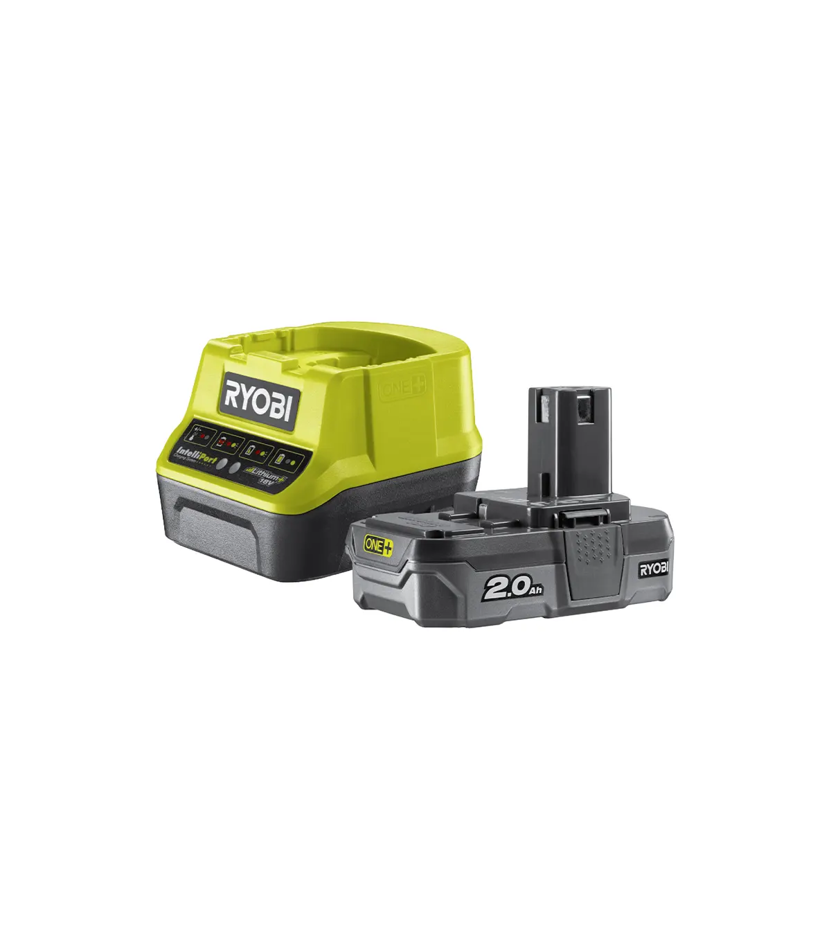 Ryobi Set kompaktni punjač + baterija 18 V 2.0 Ah RC18120120