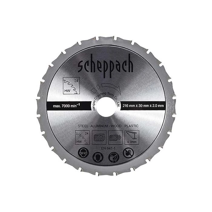 Scheppach List Kružne Pile za Hm90MP 216 x 30 x 2 mm