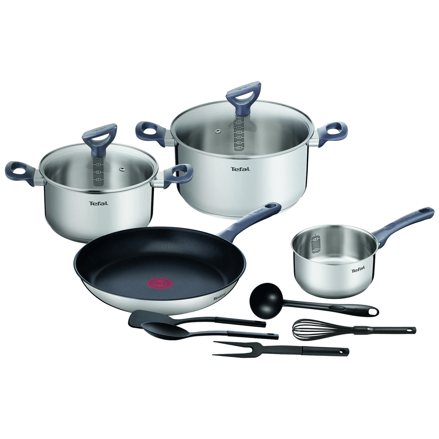 Tefal Posuđe, set, indukcija, Daily Cook - G713SB45, Sivi