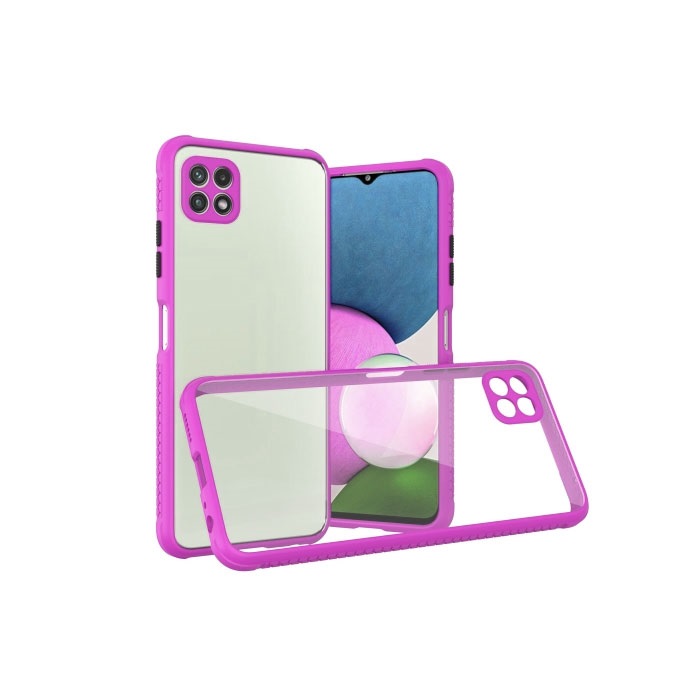 Acryl Maska za Samsung a22 5g, Roze